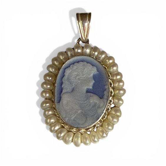 Anhänger Mandile 1922 Dame Cammei  in Silber 2MCICM218 - 2MCICM218